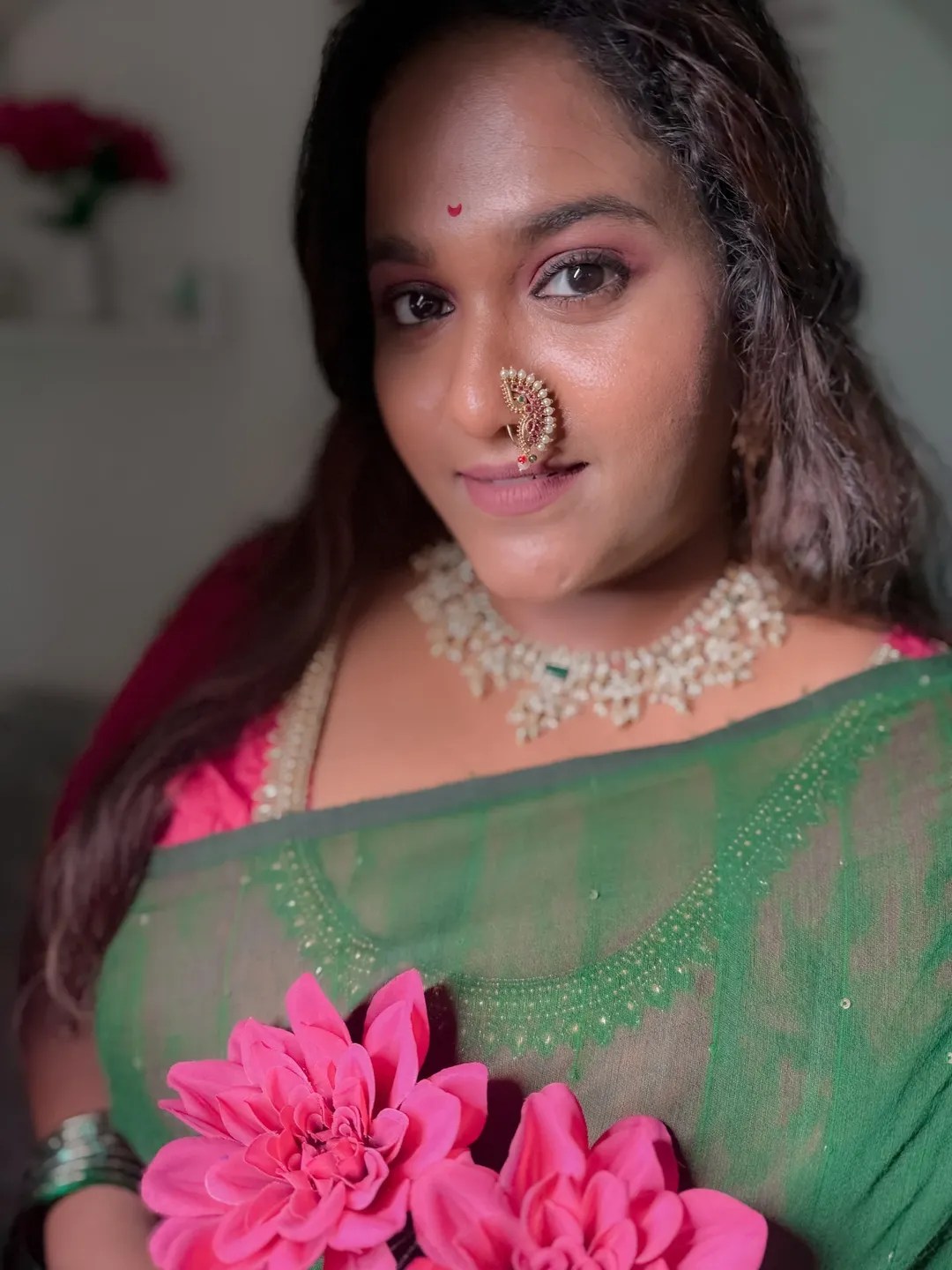 Vanita Kharat Saree Look Maharashtrachi Hasyajatra