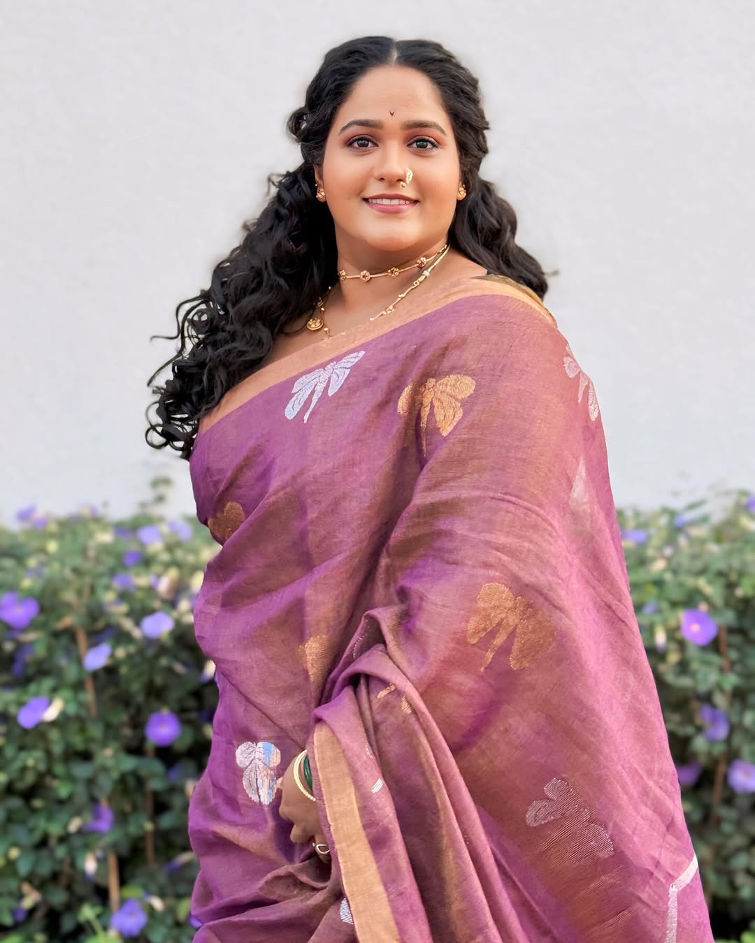 Vanita Kharat Saree Look Maharashtrachi Hasyajatra