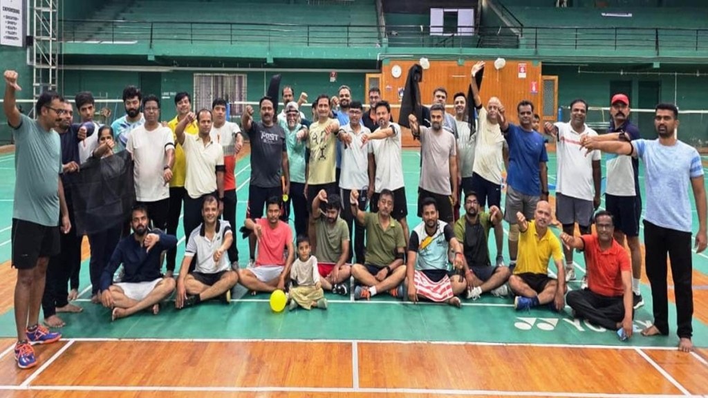 badminton court rent hike, Wadia Park sports complex, Ahilyanagar sports facilities, sports complex maintenance issues, district sports authority,