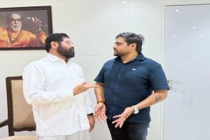 Mahesh Gaikwad meeting Eknath Shinde, Kalyan East development news, Shinde Shiv Sena election strategy, Kalyan Dombivli municipal elections,