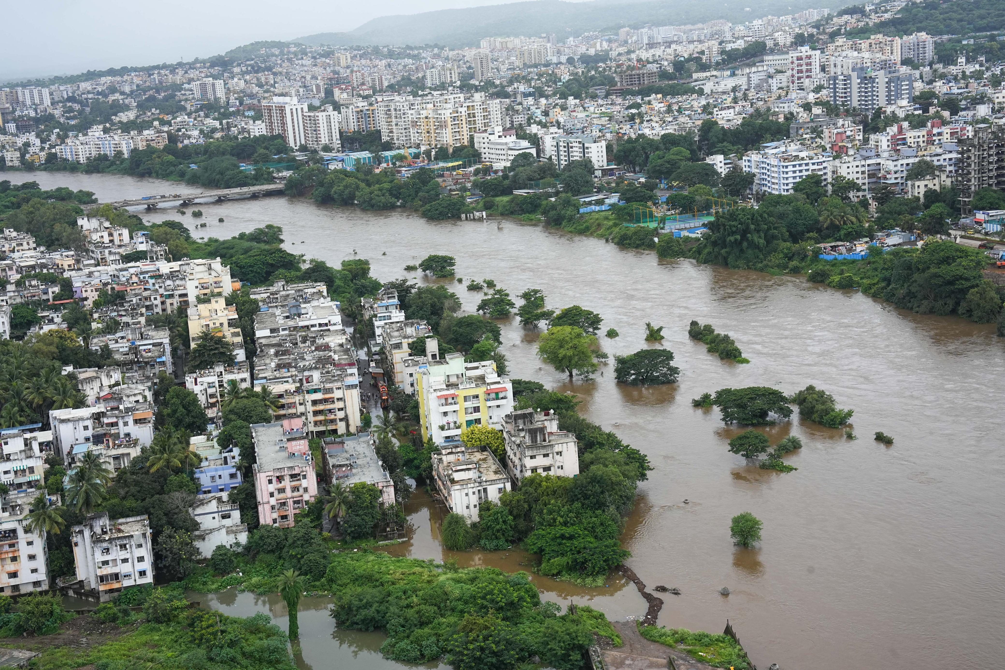 heavy rainfall in pune city
