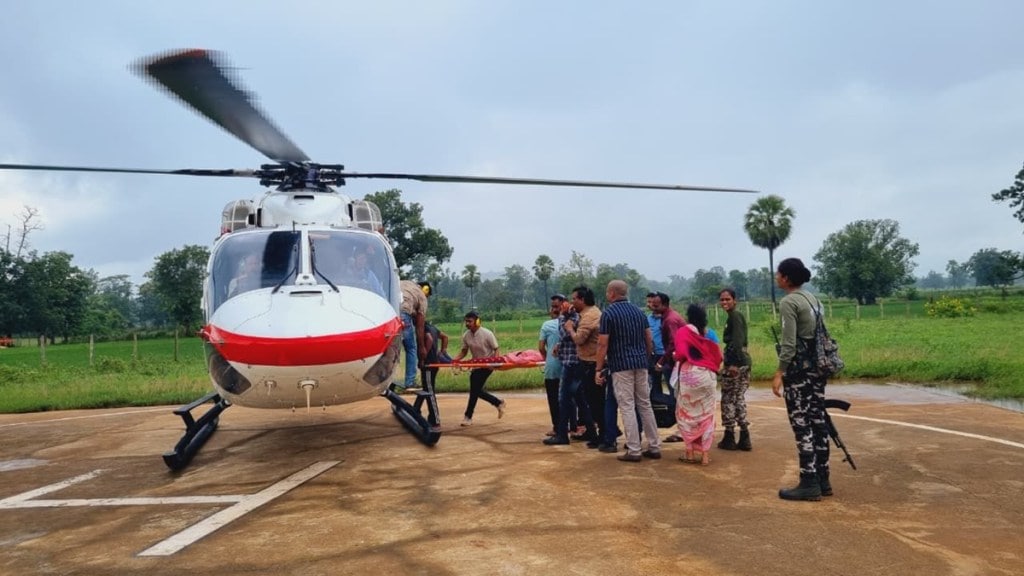 flood relief Gadchiroli, Gadchiroli flood rescue, heavy rain flooding Maharashtra, Gadchiroli police rescue,