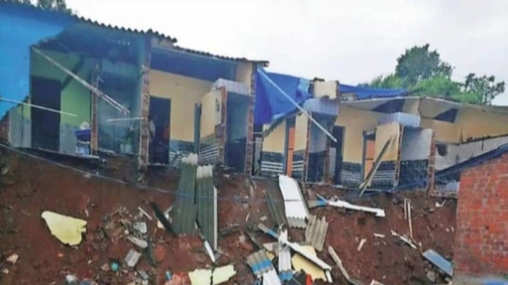 illegal construction Dombivli, Kachore hill landslide, land mafia complaint, MRTPC violation Dombivli,