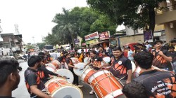 पिंपरी-चिंचवडमध्ये गणरायाचे जल्लोषात स्वागत