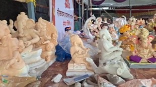 Dombivli Anandi Ganpati idol factory, Ganesh idol controversy, Dombivli Ganeshotsav,