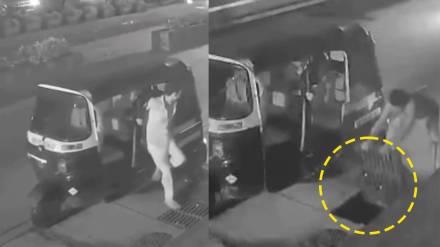 काय हा प्रकार? अंधेरीत ड्रेनेज लाइनजवळ ‘ते’ कृत्य CCTV मध्ये कैद; तो रिक्षा घेऊन पसार Viral Video पाहा!