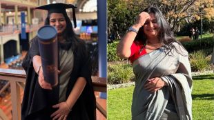 Yeu Kashi Tashi Me Nandayla serial fame actress Anvita Phaltankar completed her Masters degree from the University of Melbourne share photos on social media