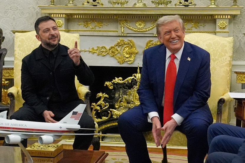 Zelensky met with President Trump