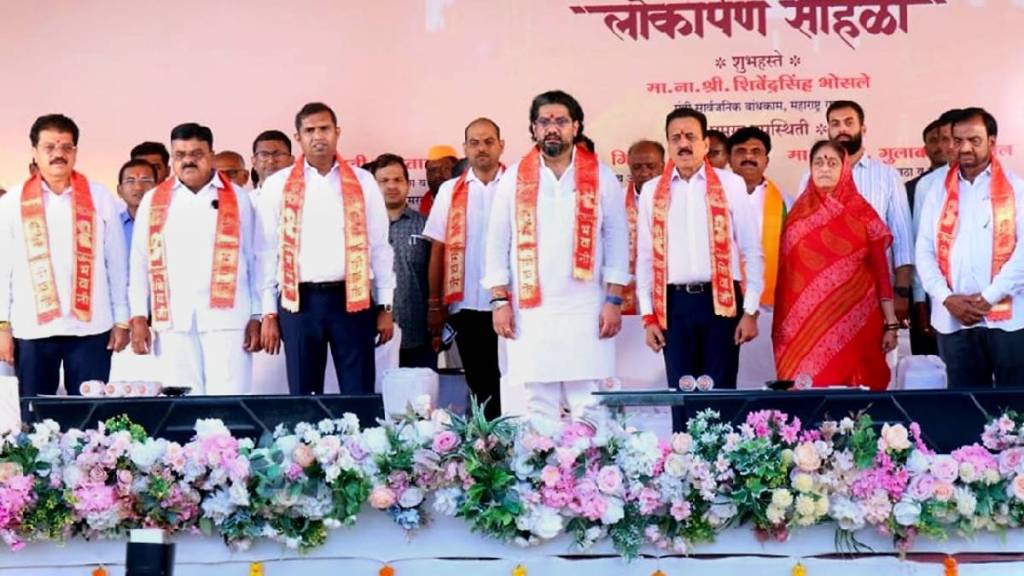 Minister Raksha Khadse Gulabrao Patil absent from the program in Jamner