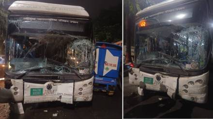 NMPT electric bus accident