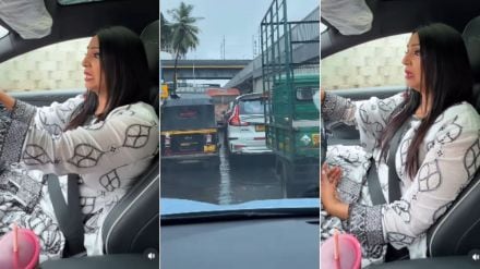 actress kashmera shah stuck in malad traffic expresses frustration share angry video on instagram