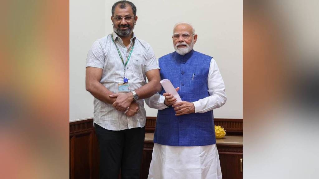 NCP Sharad Pawar MP Amar Kale meets Prime Minister Narendra Modi