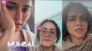 amruta khanvilkar was recite hanuman chalisa during travelling in plane
