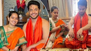 bigg boss marathi fame akshay kelkar wife sadhana kakatkar share her first manglagaur photos on social media