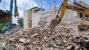 building demolished in Jejuri
