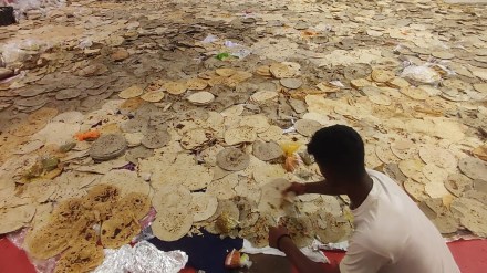 food supplied to maratha reservation protesters