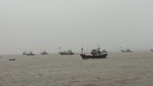 fishing boats stranded on Konkan coast
