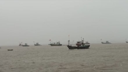 fishing boats stranded on Konkan coast