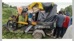 Jalna Accident News: जालन्याजवळ मालवाहू ट्रक-ॲपे रिक्षाचा भीषण अपघात; तिघांचा मृत्यू