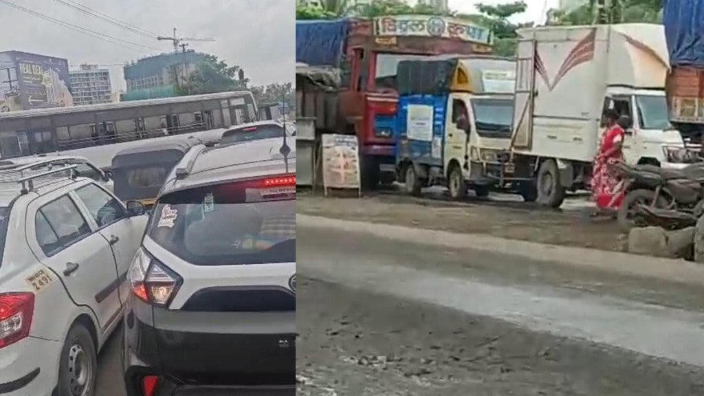 vasai traffic jam loksatta