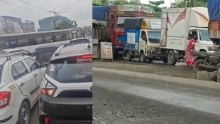 vasai traffic jam loksatta