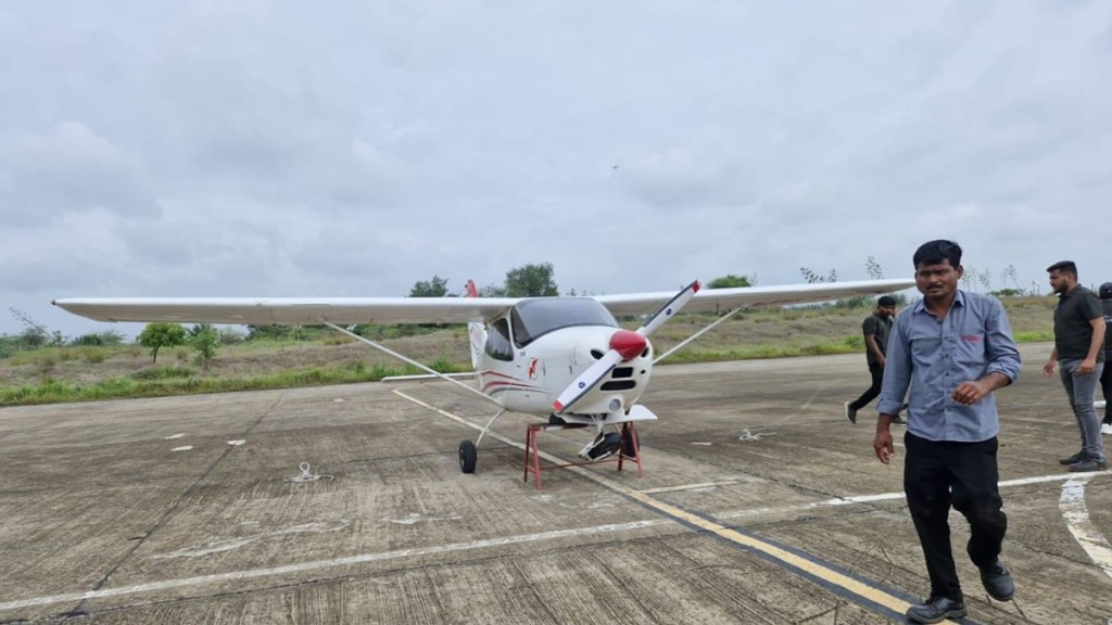 airplane accident Baramati