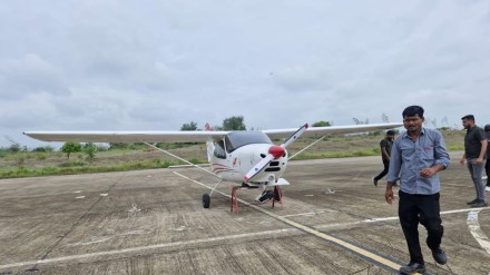 airplane accident Baramati