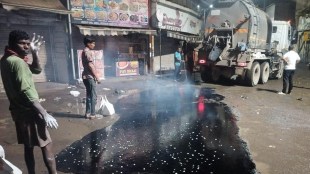 thane road potholes