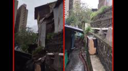 Mumbai Heavy Rain Alert : चेंबूरमध्ये संरक्षण भिंत कोसळून सात झोपड्यांचे नुकसान