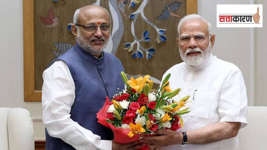 पंतप्रधान नरेंद्र मोदी व एनडीएचे उपराष्ट्रपतीपदाचे उमेदवार सीपी राधाकृष्णन (छायाचित्र पीटीआय)