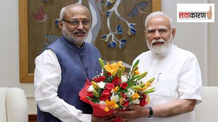 पंतप्रधान नरेंद्र मोदी व एनडीएचे उपराष्ट्रपतीपदाचे उमेदवार सीपी राधाकृष्णन (छायाचित्र पीटीआय)