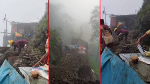 landslide at mahalaxmi fort in dahanu