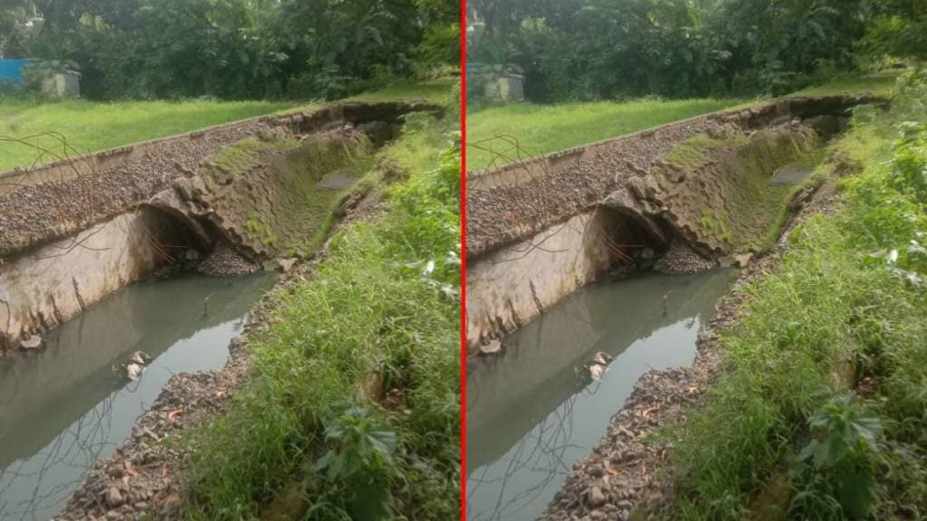 Municipal Corporation's negligence towards the collapsed slab on the drain