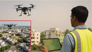 Maps of properties in Shirdi city through drone survey