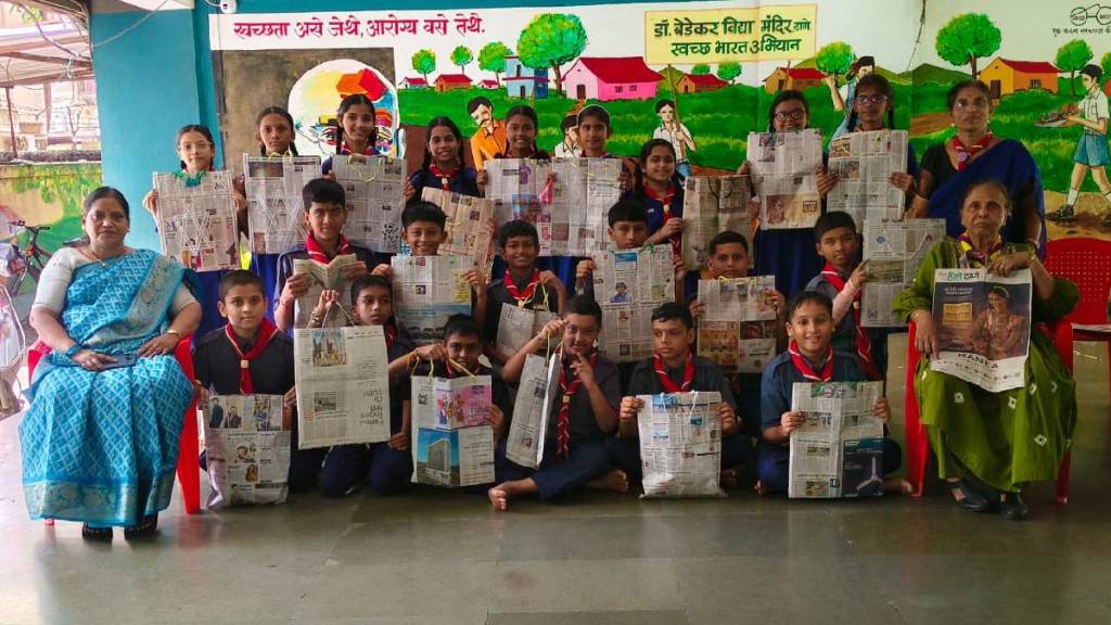Bedekar School in Thane contributes to an eco-friendly Ganeshotsav