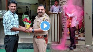 family celebrate man's government job selection