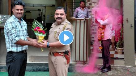 family celebrate man's government job selection