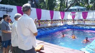 This year Ganeshotsav idol immersion in artificial lakes