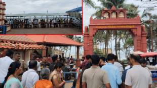 Ganesh devotees gather for darshan at Ganpatipule.