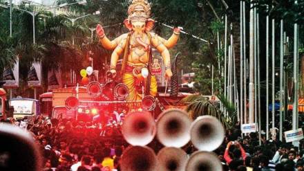 Ganeshotsav processions news in marathi