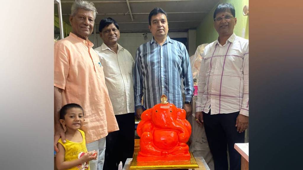 Ganesh Chaturthi 2025 the Ganpati idol from Mira Bhayandar city was sent to Dubai