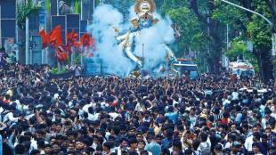 Ganesh processions cause chaos in Lalbaug Parel area