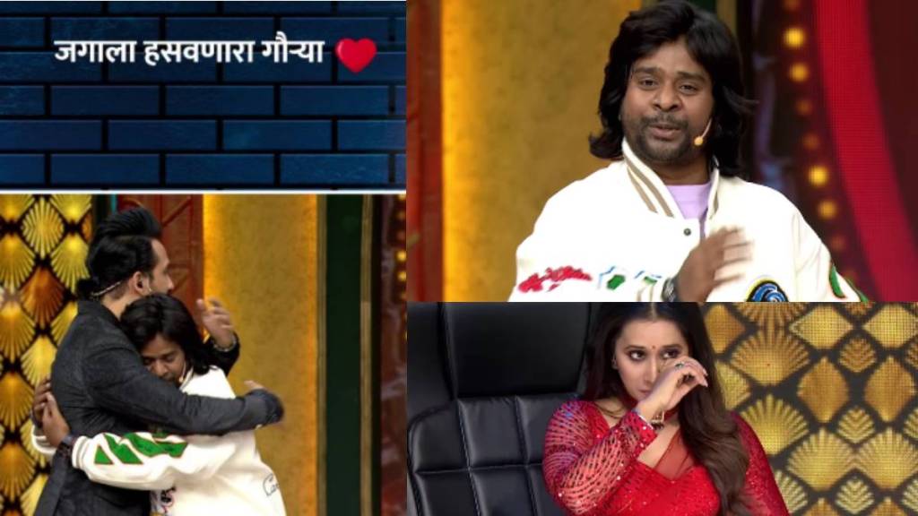 gaurav more emotional speech on chala hawa yeu dya set
