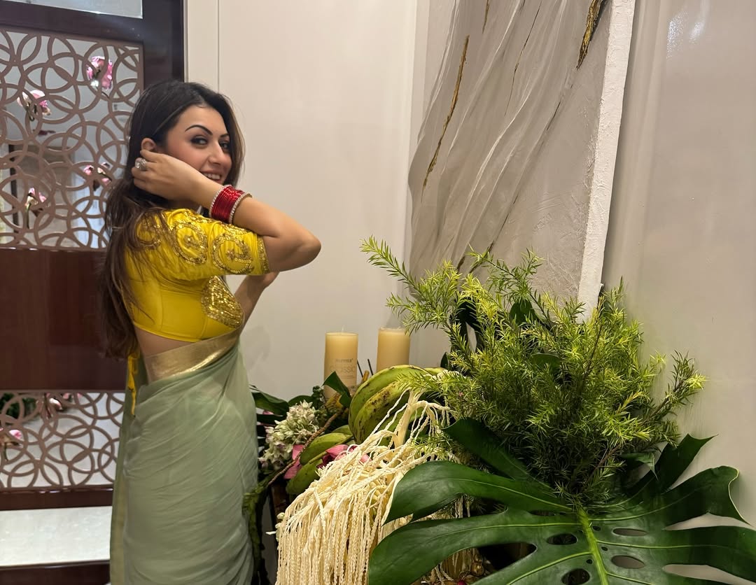 hansika motwani ganpati 