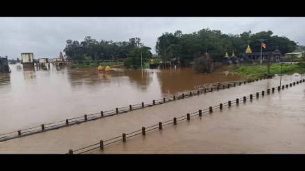 Water entered the small bridge of Panchganga river in Ichalkaranji