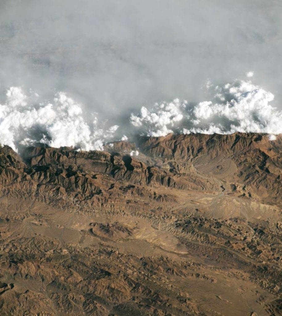 Nasa image Sulaiman Mountains clicks from Space Station | Amazing view of Sulaiman Mountains clicked by NASA from the International Space Station