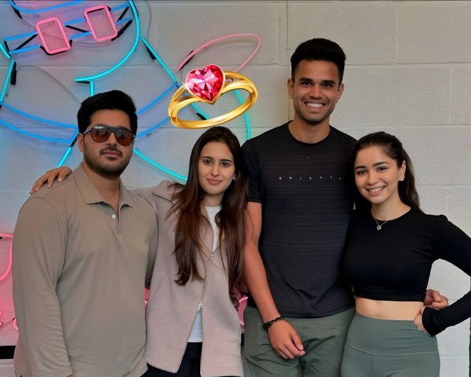 Arjun Tendulkar Engagement Viral photo