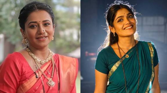 Laxmichya Pavalani Fame Isha Keskar Praises Jui Gadkari says she is very calm