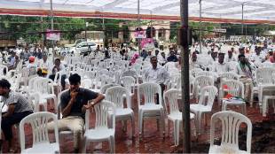 Jalgaon rally of ajit pawar ncp draws attention with empty chairs