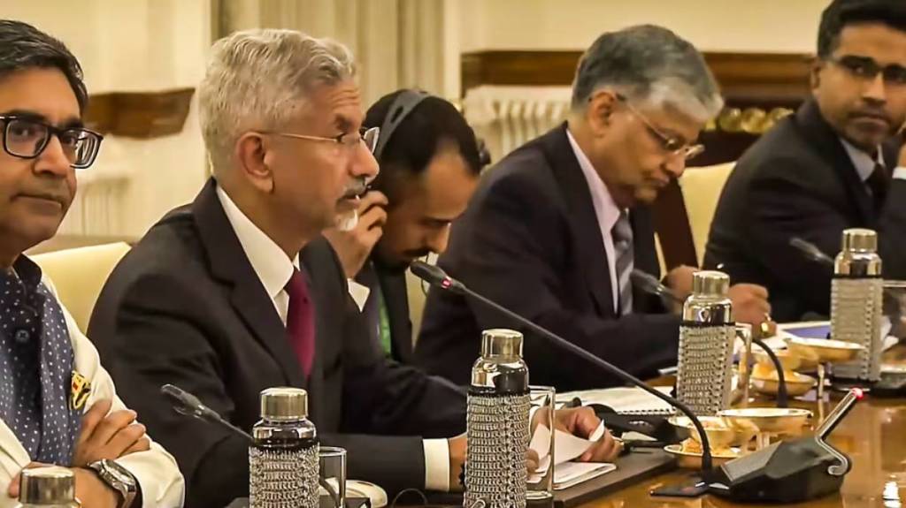 EAM Jaishankar meets China s Wang Yi
